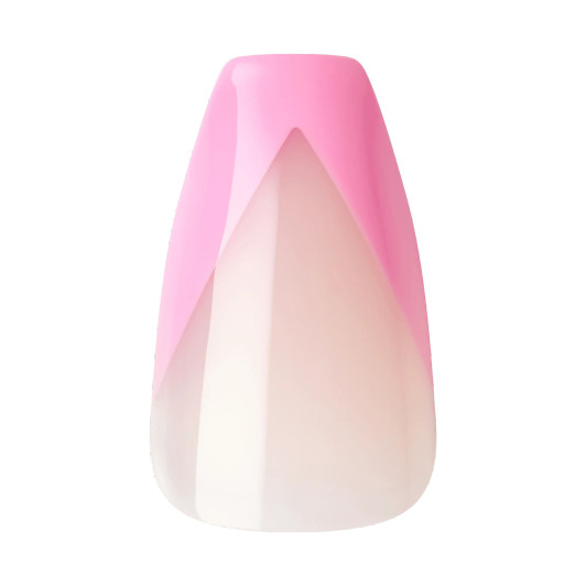 KISS Salon Acrylic French Nails - SQUARED