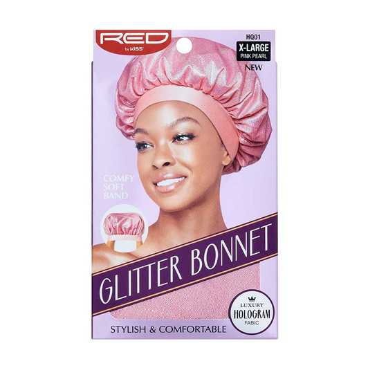 RED Glitter Bonnet