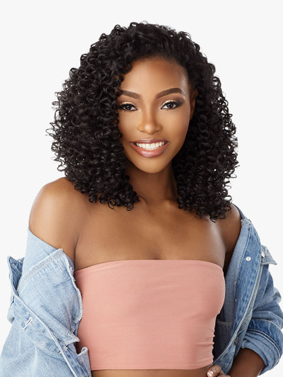 SENSATIONNEL 9CS Textured Clip-In CURL CRUSHER 10″