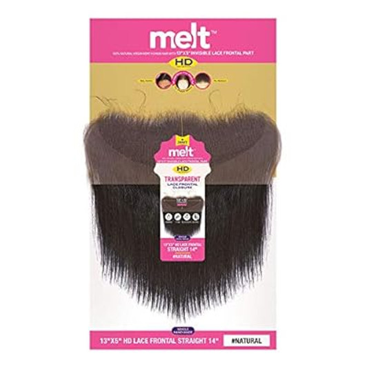 Janet Collection 100% Natural Virgin Remy 13x5 Melt HD Lace Frontal - Straight  (10" - 14" )