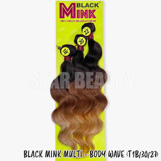 Black Mink Multi Pack - Body Wave (T1B/30/27) Black Mink Multi Pack - Body Wave (T1B/30/27)