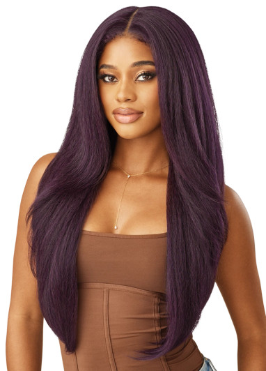 OUTRE Synthetic Melted Hairline Kinky Soft Edges HD Lace Front Wig - KINKYSOFT 01
