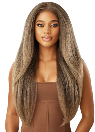 OUTRE Synthetic Melted Hairline Kinky Soft Edges HD Lace Front Wig - KINKYSOFT 01