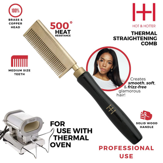 Annie Hot & Hotter Thermal Straightening Pressing Comb