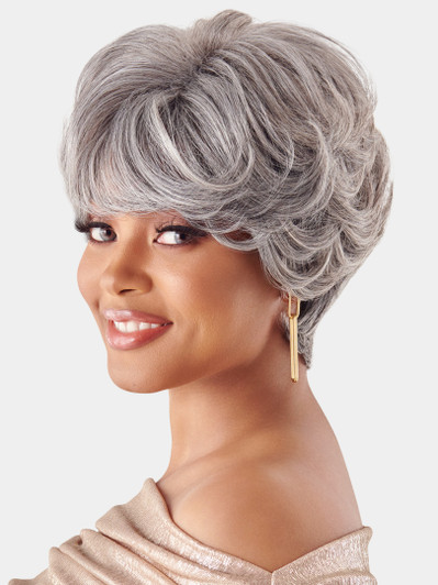 VIVACE 100% Human Hair MAESTRO Gray Collection Full Wig - TORINO