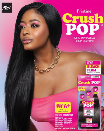 MANE CONCEPT Pristine A+ Crush Pop 100% Unprocessed Hair Multi Pack - Straight