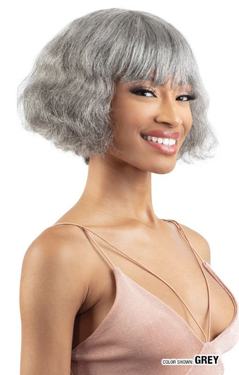 SHAKE N GO Golden 100% Human Hair Full Wig - CYNTHIA