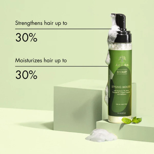As I Am Rosemary Styling Mousse (8oz)