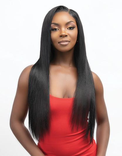 Janet Collection 100% Remi Human Hair Melt 4x5 NUSKIN HD Lace Closure - Straight (10"-14")