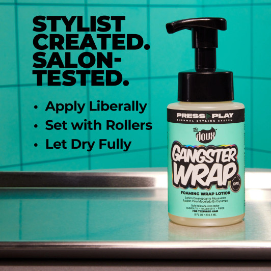 The Doux Gangster Wrap Foaming Wrap Lotion (8 oz) The Doux Gangster Wrap Foaming Wrap Lotion (8 oz)
