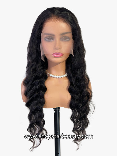 15A PINK LEMON GOLD 100% Human Hair 13x4 Lace Front Wig - COLORADO
