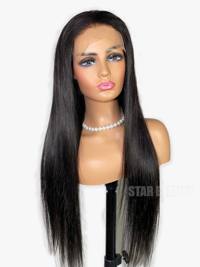 15A PINK LEMON GOLD 100% Human Hair 5X6 Lace Front Wig - ARKANSAS