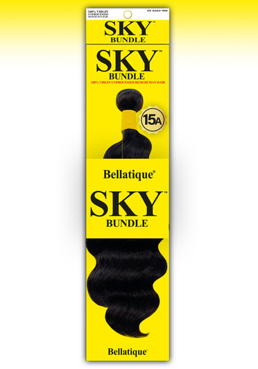 SKY 100% Virgin Human Hair Single Bundle - Body Wave [#Natural Black] (10"- 30")