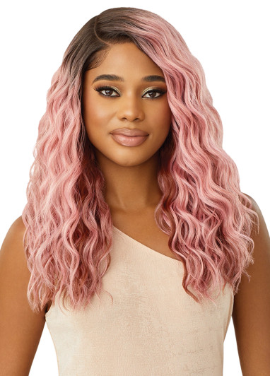 OUTRE Synthetic Melted HairlineHD Lace Front Wig - CARESS
