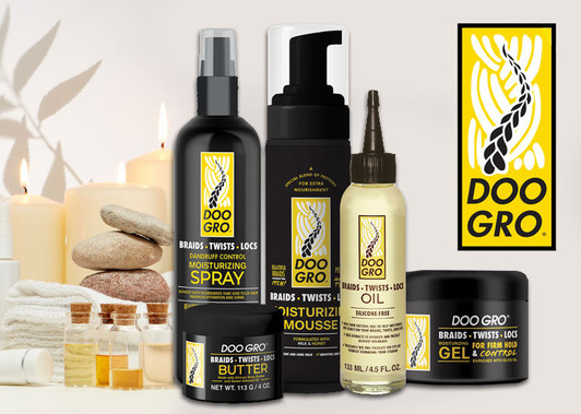 Doo Gro Braids Twists Locs Dandruff-Control Moisturizing Spray (12 oz)