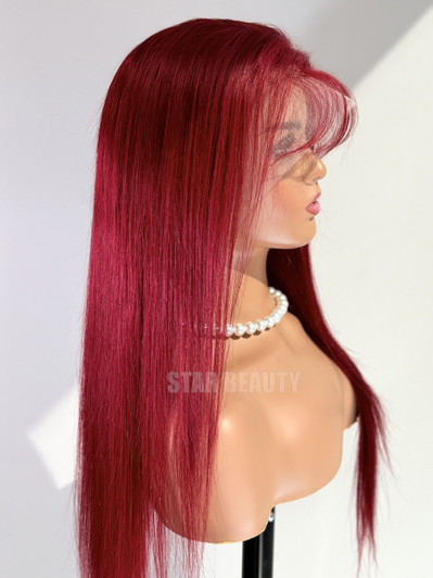 BOMB HAIR 100% Human Hair 13X5 Lace Frontal Wig - Straight (530)