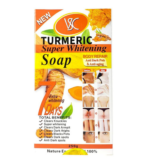 VSC Super Whitening Turmeric Soap (8 oz)