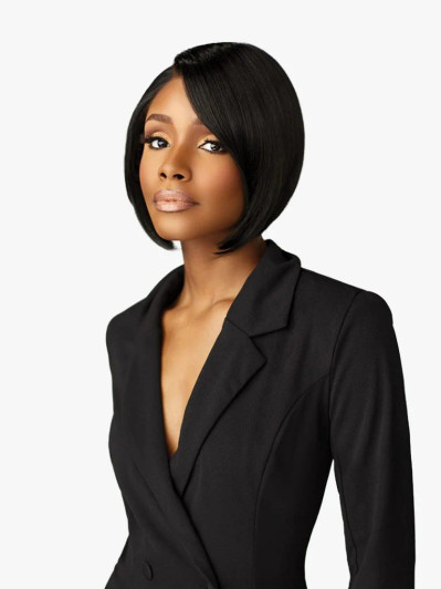 SENSATIONNEL Butta Lace Synthetic HD Lace Front Wig - CHIC BOB LOB UNIT 4