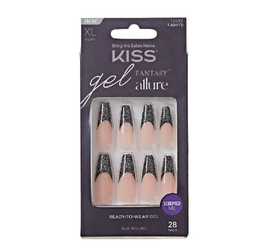 KISS Gel Fantasy Glue On Nails - SAVAGE