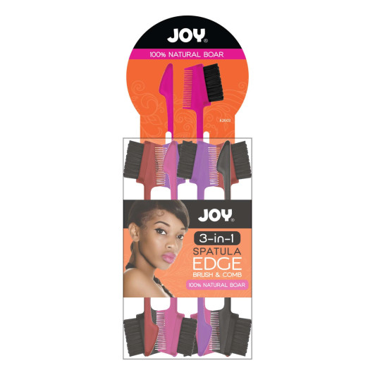 Joy 3 in 1 Spatula Edge Brush Jar (24CT)