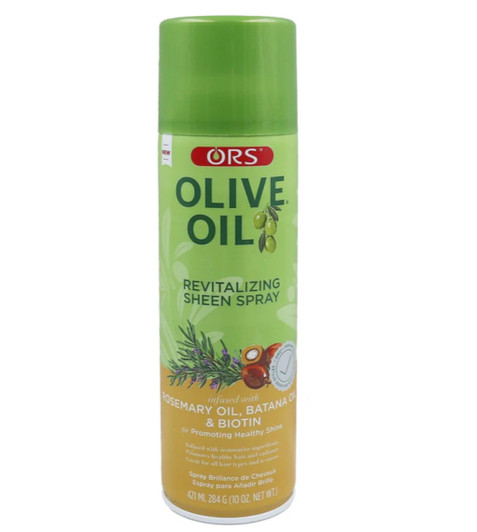 ORS Olive Oil Sheen Spray Infused with Rosemary & Batana Oil (10 oz)