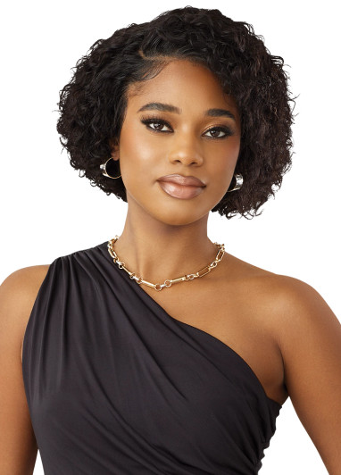 OUTRE MyTresses Black Label 13X4 Lace Front Wig HH-Virgin Deep Bob 8"