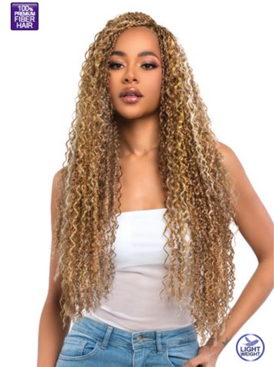 Bobbi Boss Synthetic Crochet Braids - 3X XTRA BOHO FINE TWIST + WAVE 24"