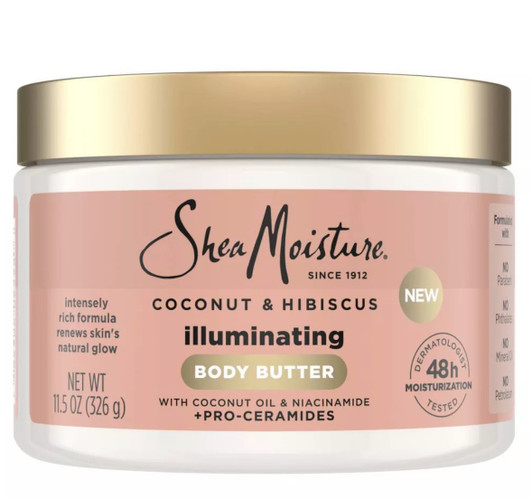 SheaMoisture Coconut & Hibiscus Illuminating Body Butter (11.5oz)