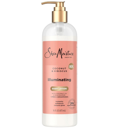SheaMoisture Coconut & Hibiscus Illuminating Body Lotion (16oz)