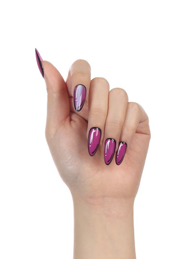 GLAMIFY Clawtoon Press On Nails - Almond Long