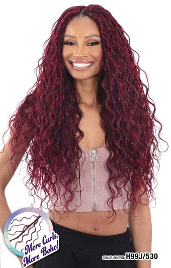 SHAKE N GO FreeTress Crochet Braids - 3X Bora Bora Boho Locs 22"
