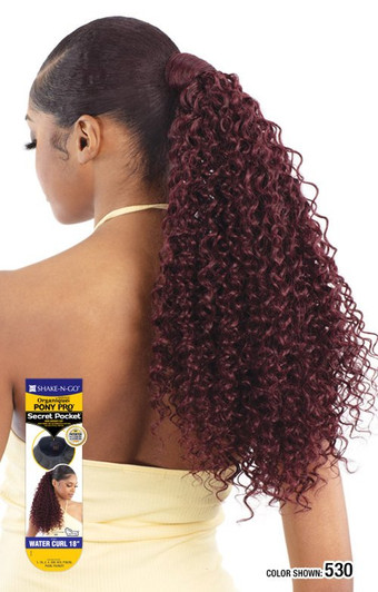 SHAKE N GO Organique Secret Pocket Pony pro - Water Curl 18"