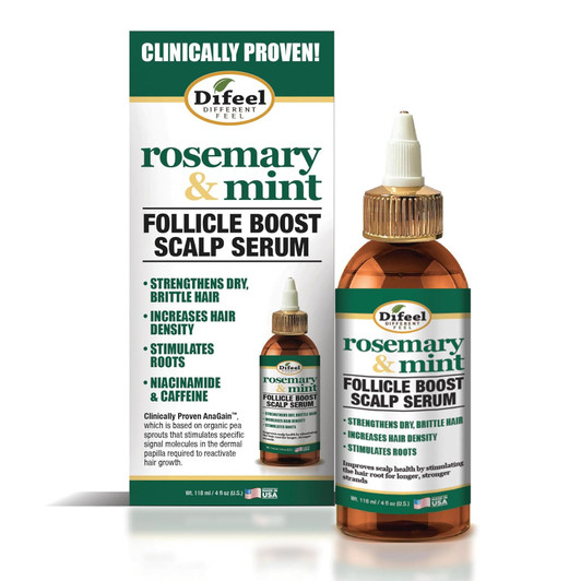 Difeel Rosemary & Mint Follicle Boost Scalp Serum (4oz)