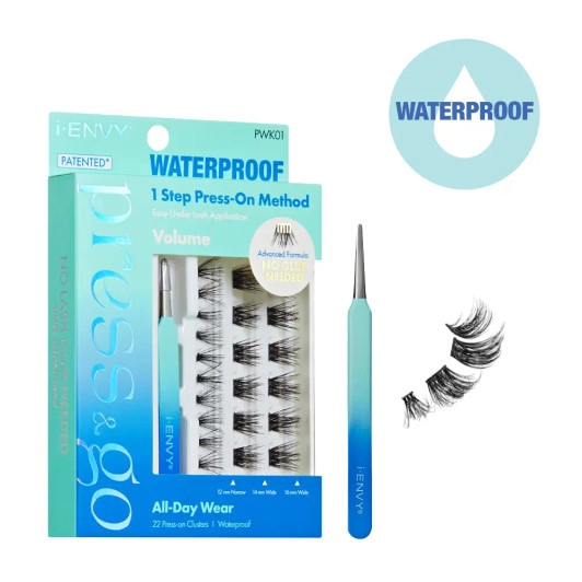 KISS i Envy Press & Go Waterproof Lash Applicator Kit