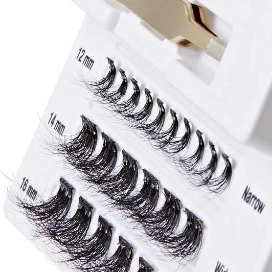 KISS i Envy Press & Go Press-On Pre-Glued Lash Kit (Volume)