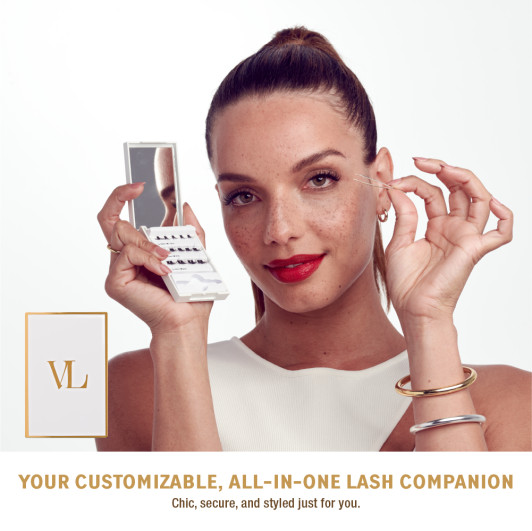 VLuxe Mini Lash Palette with Mirror & Tweezer Applicator (No Lashes Included)