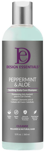 Design Essentials Peppermint & Aloe Shampoo (12oz)