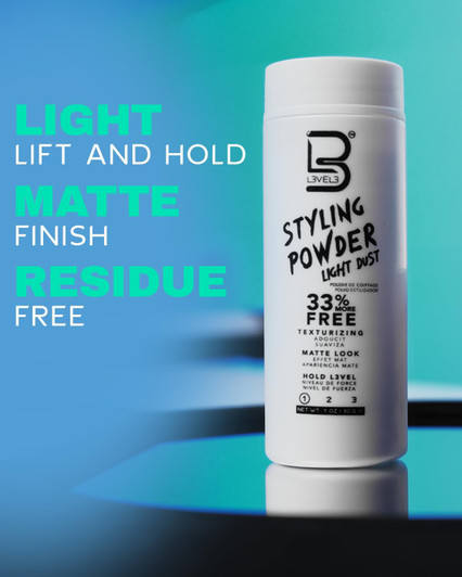LEVEL 3 Light Hold Styling Powder - Light Dust (1oz)