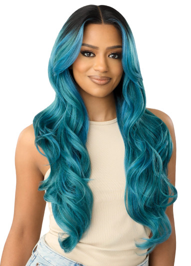 OUTRE Synthetic Perfect Hairline Swoop Series Glueless Lace Frontal Wig - Swoop Y-Part 206