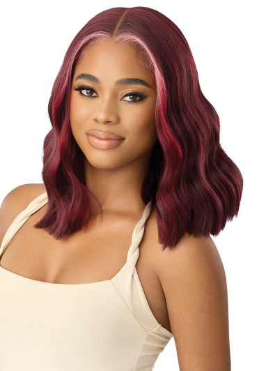 OUTRE Synthetic Perfect Hairline Swoop Series Glueless Lace Frontal Wig - Swoop Y-Part 208