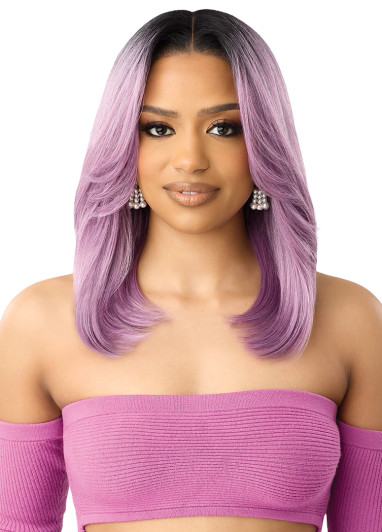 OUTRE Synthetic Perfect Hairline Swoop Series Glueless Lace Frontal Wig - Swoop 17