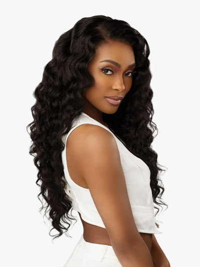 SENSATIONNEL 13A Glueless 100% Human Hair 13x4 Frontal HD Lace Wig - Loose Wave (20"-24")
