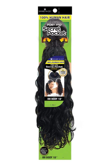 SHAKE N GO Organique Secret Pocket Pony pro - HH Body 18"