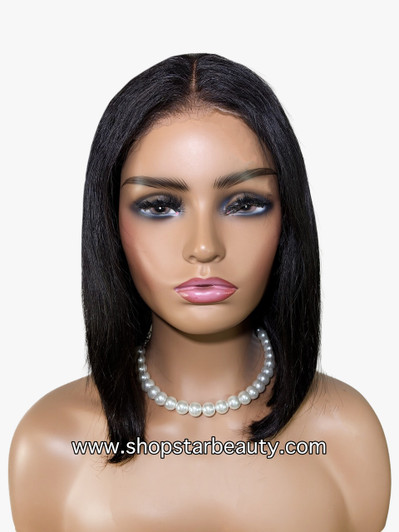 15A PINK LEMON GOLD 100% Human Hair 6X5 Lace Front Wig - VIENNA (Natural)