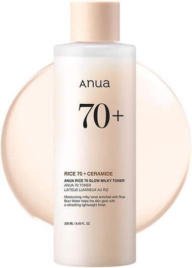 Anua Rice 70 Glow Milky Toner (8.45oz)