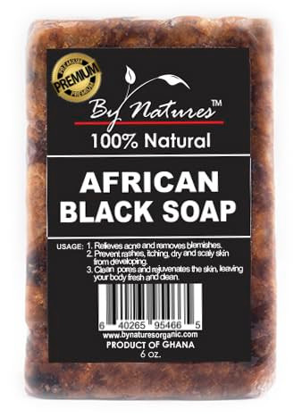 By Natures 100% Natural African Black Soap Original By Natures 100% Natural African Black Soap Original