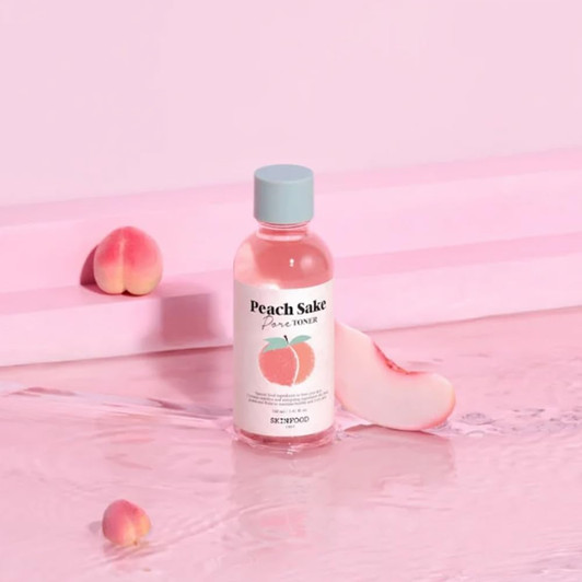 [SKINFOOD] Peach Sake Facial Toner (5.41oz)