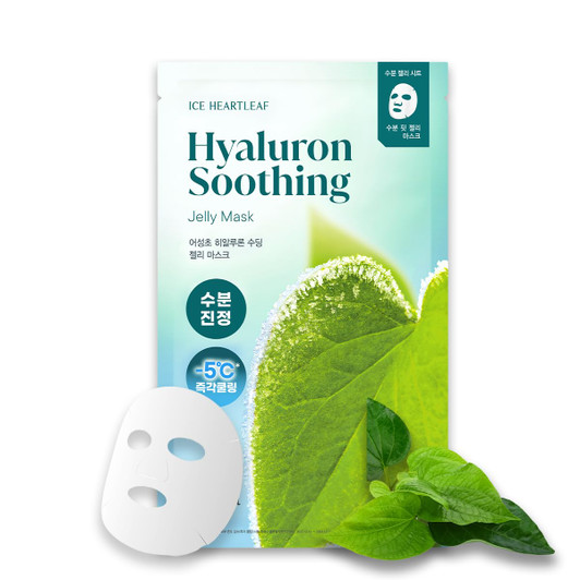 GOODAL Heartleaf Hyaluron Soothing Jelly Mask (1Sheet)