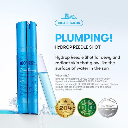 VT COSMETICS Hydrop Reedle Shot 100hL Microneedling Serum (1.69oz)