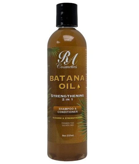 RA Cosmetics Batana Oil 2-in-1 Strengthening Shampoo & Conditioner (8oz)